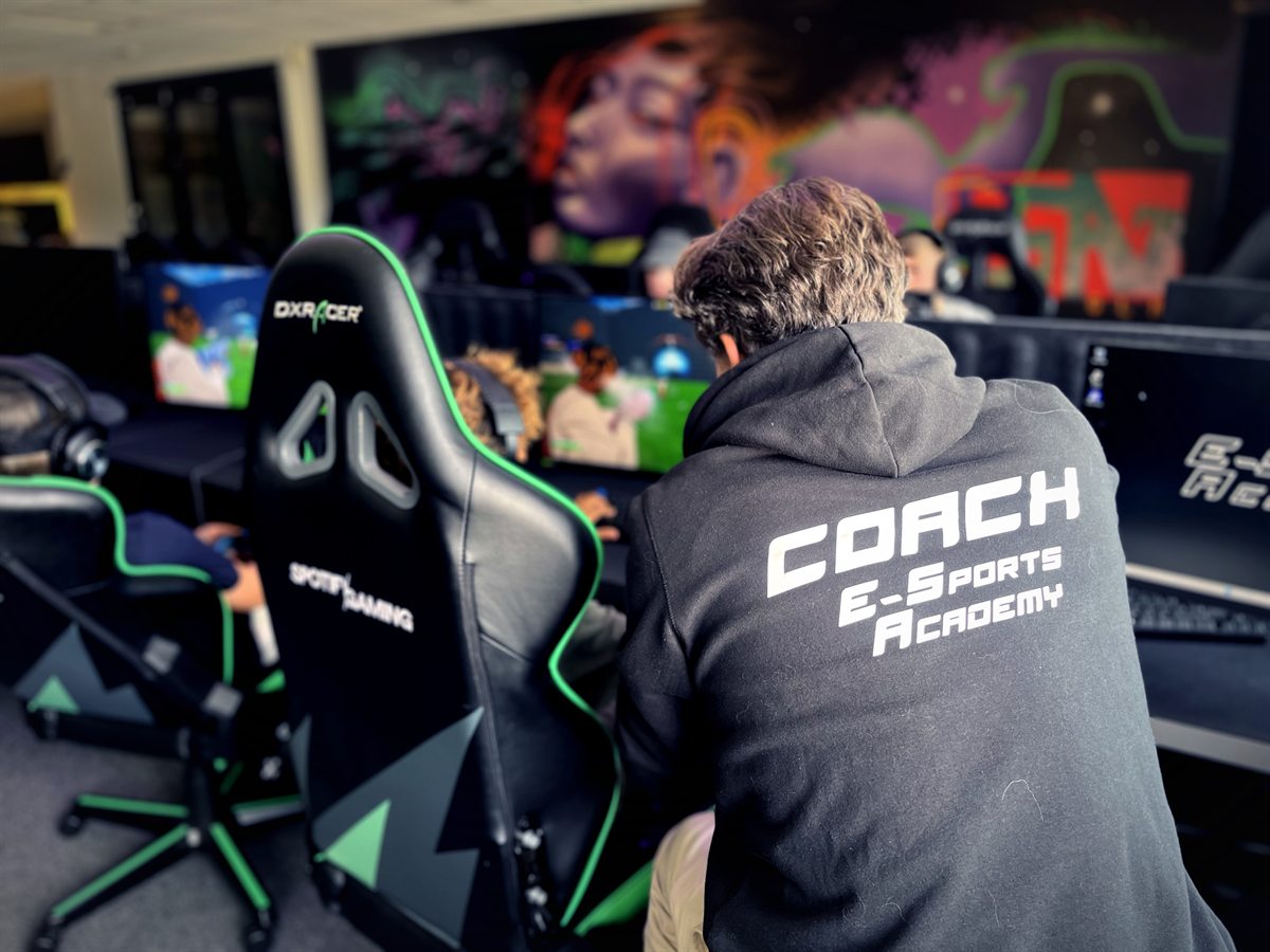 Gamingplatser i E-Sports Academys lokal i Gustavsberg